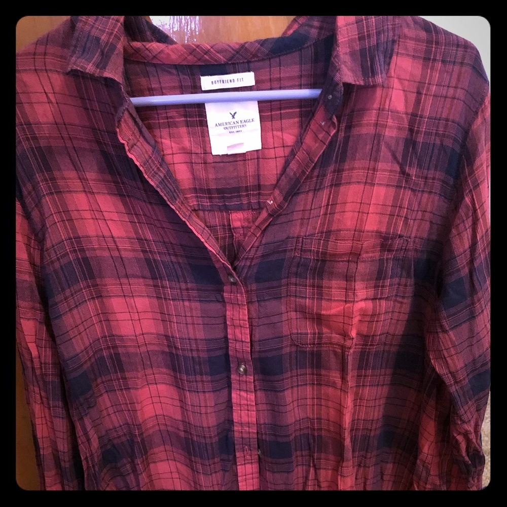 American Eagle flannel worn once.